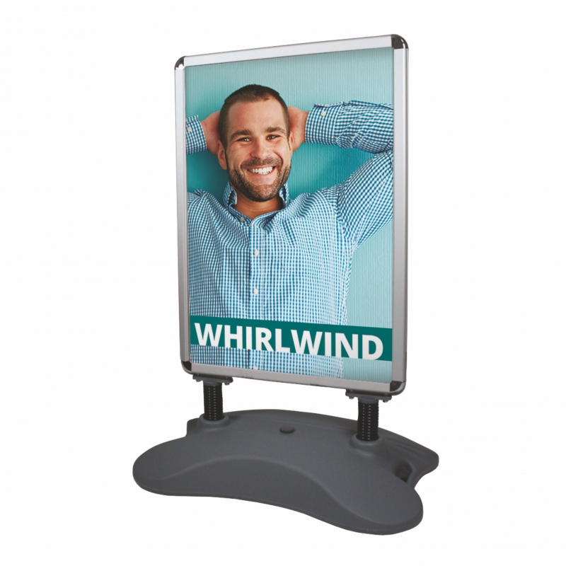 Prezentační systémy - Venkovní reklamní stojan - Whirlwind (Základna + rám)